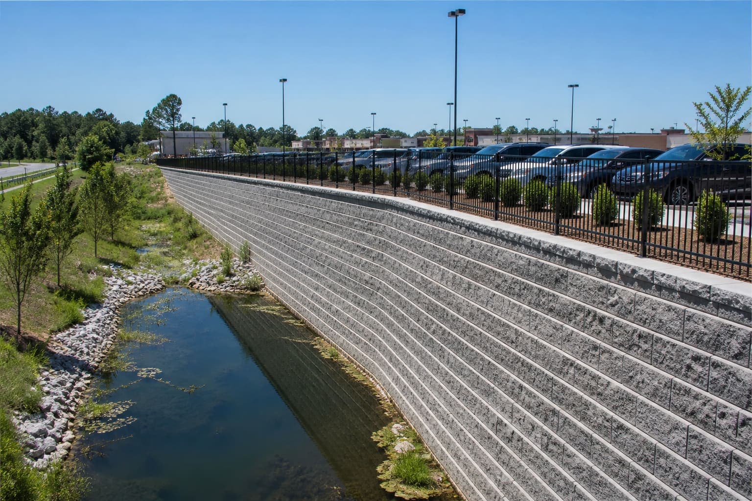 Retaining walls in Concord, NC