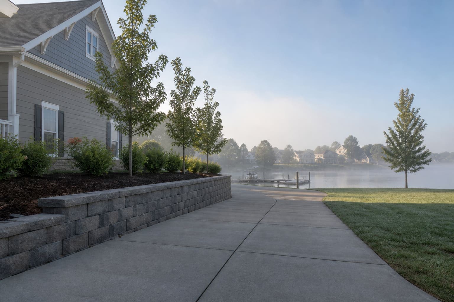 Retaining walls in Huntersville, NC