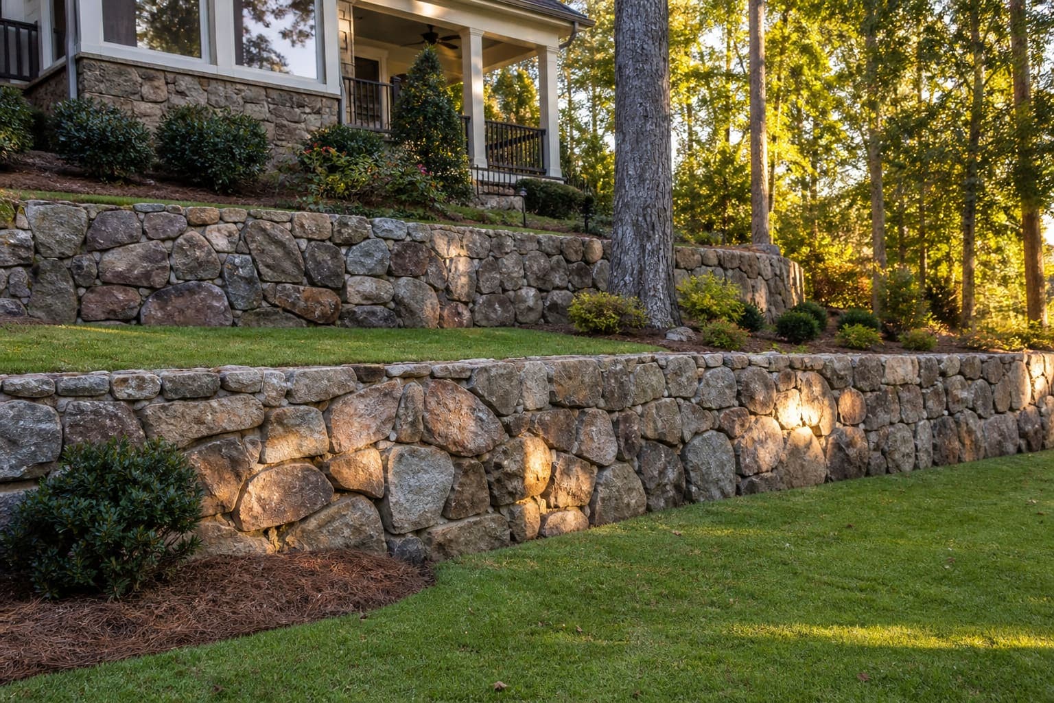 Stone Retaining Walls in Charlotte, NC