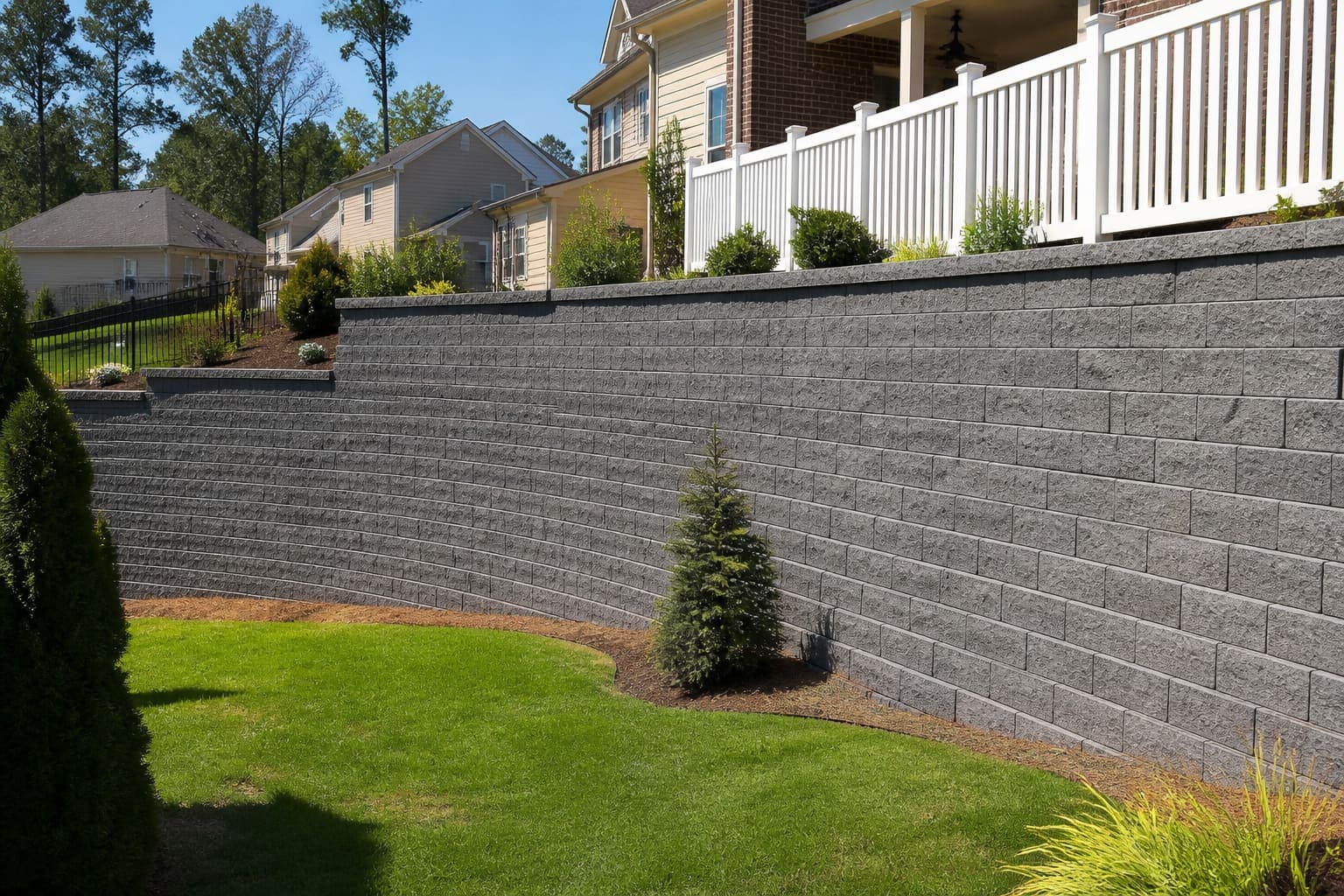Concrete Retaining Walls in Huntersville