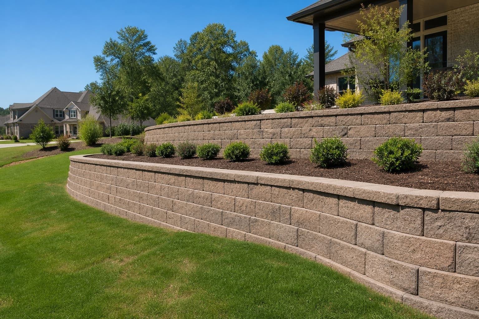 Concrete Retaining Walls in Midland, NC