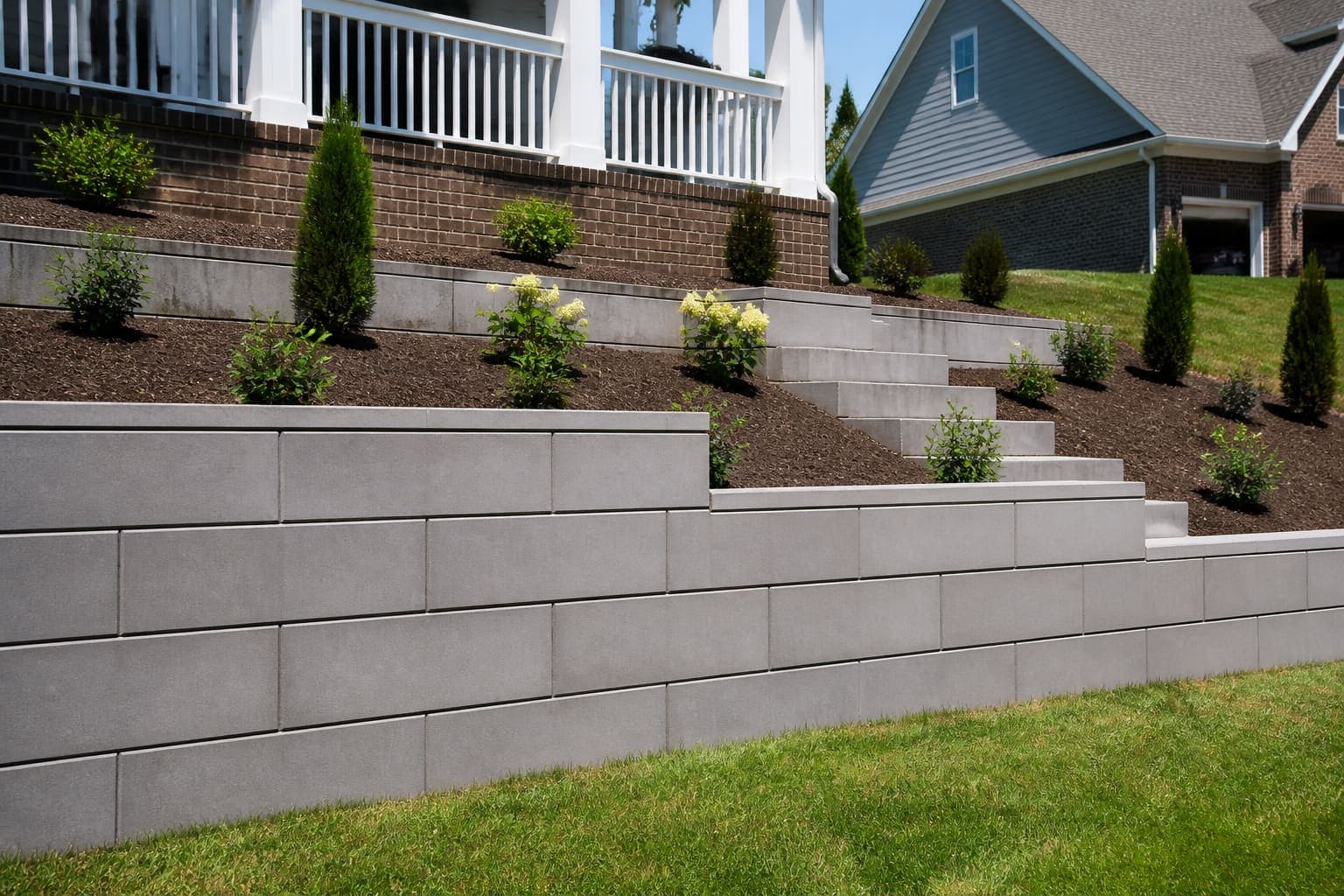 Concrete Retaining Walls in Monroe