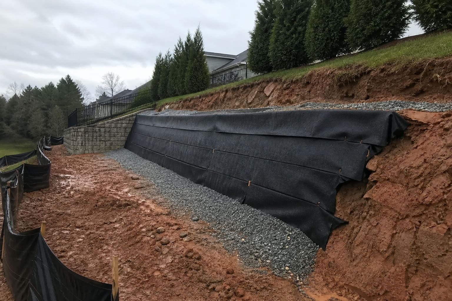 Erosion Control in Pineville