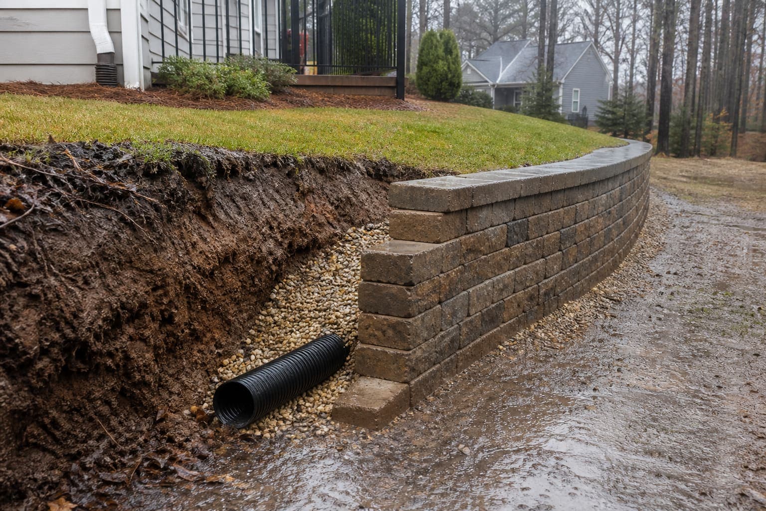 Drainage Solutions in Stallings, NC