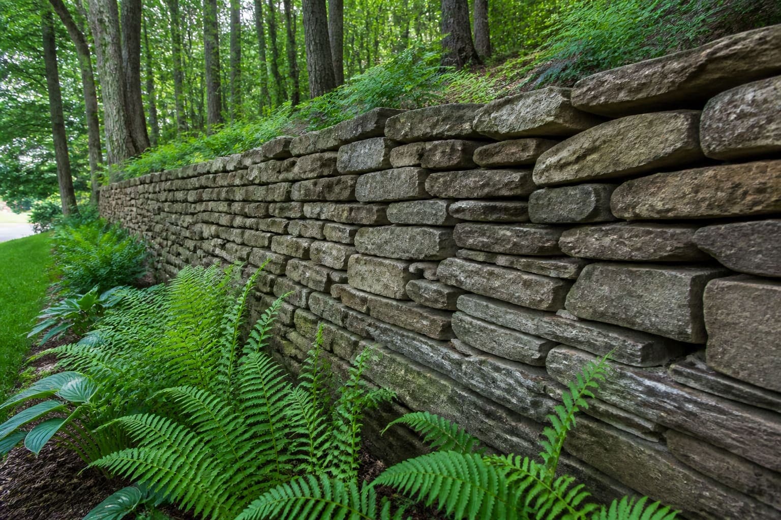 Stone Retaining Walls in Waxhaw, NC