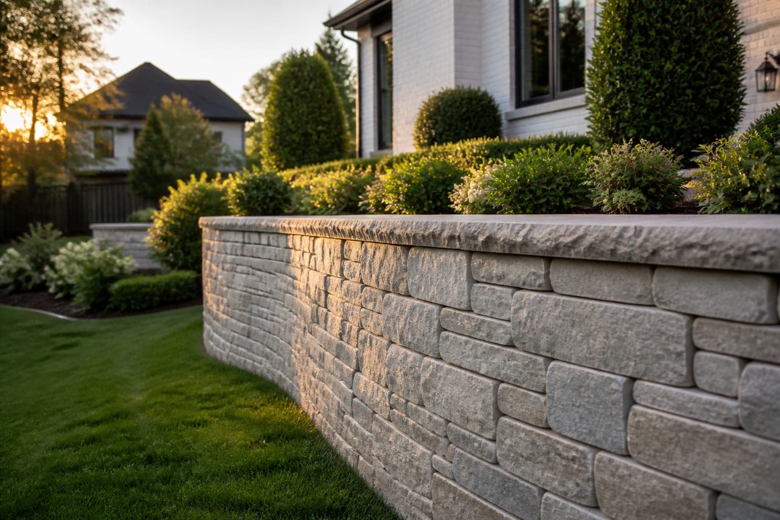 Stone Retaining Walls
